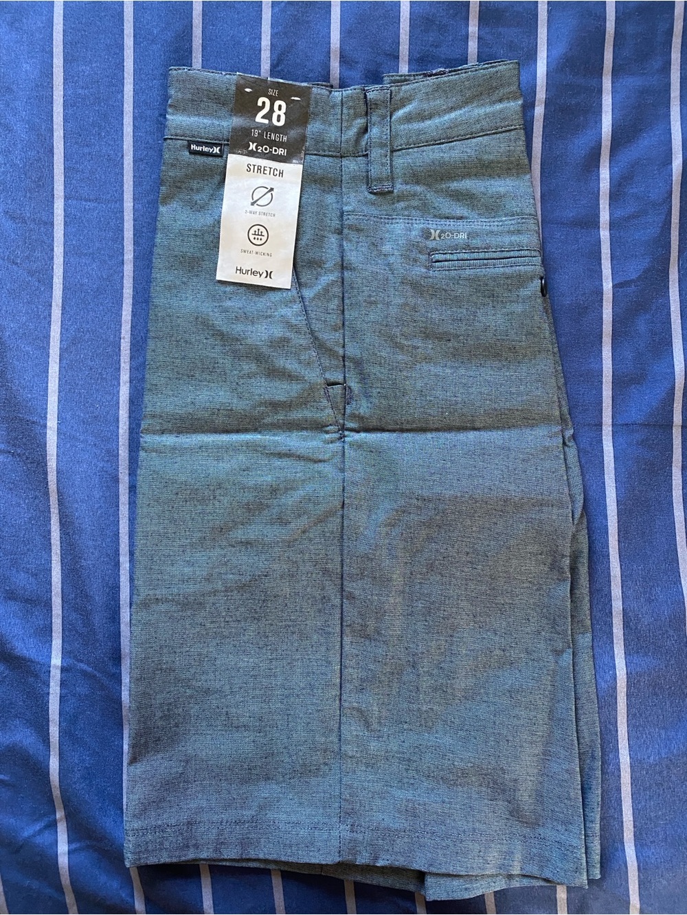 Hurley Teal Heather Stretch Boardshorts